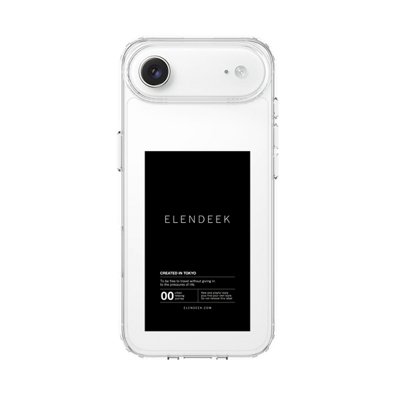Slim Protection Case［ ELENDEEK - Logo Sticker - Black ］