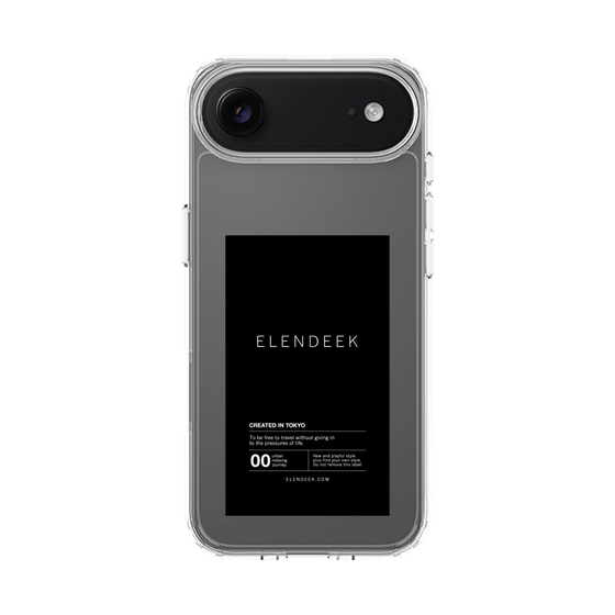 Slim Protection Case［ ELENDEEK - Logo Sticker - Black ］
