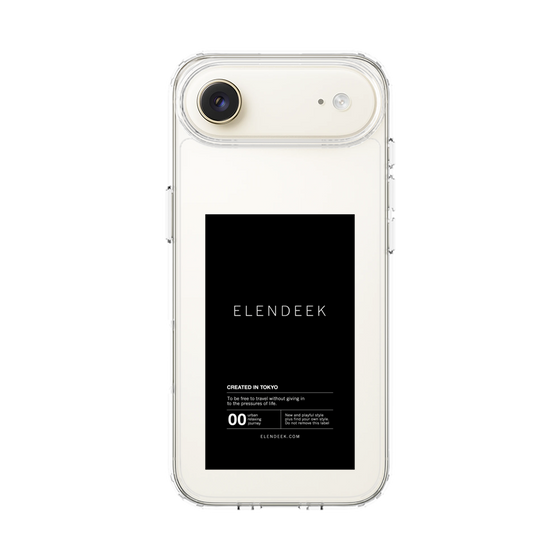 Slim Protection Case［ ELENDEEK - Logo Sticker - Black ］