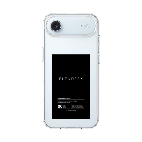 Slim Protection Case［ ELENDEEK - Logo Sticker - Black ］