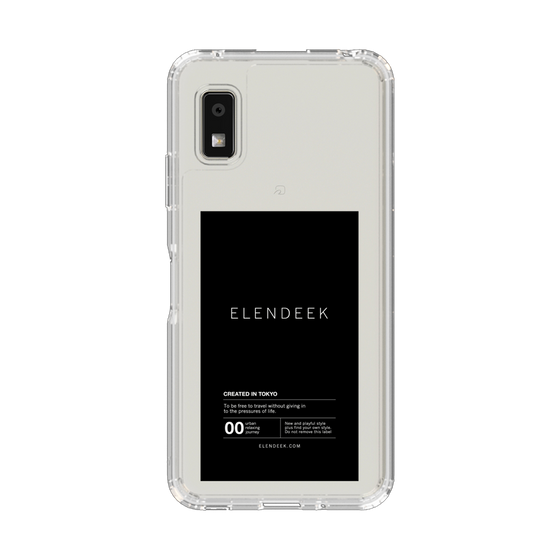 Slim Protection Case［ ELENDEEK - Logo Sticker - Black ］