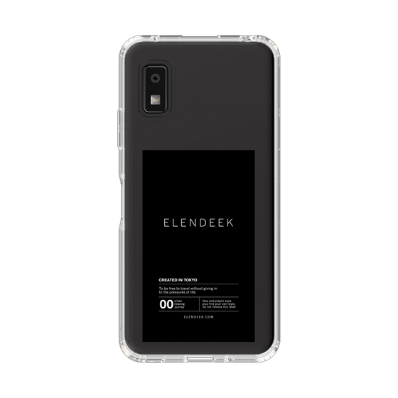 Slim Protection Case［ ELENDEEK - Logo Sticker - Black ］