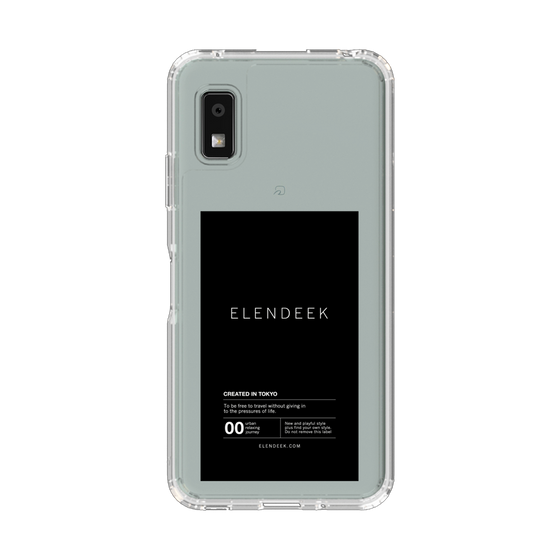 Slim Protection Case［ ELENDEEK - Logo Sticker - Black ］