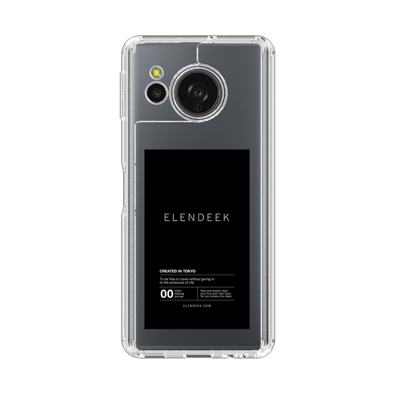 Slim Protection Case［ ELENDEEK - Logo Sticker - Black ］