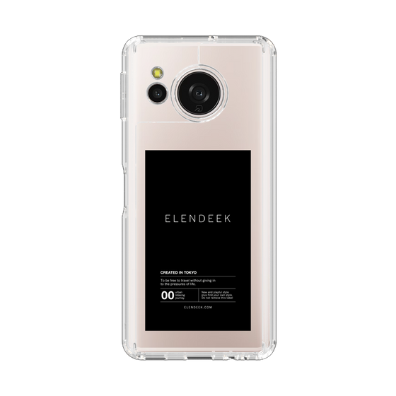 Slim Protection Case［ ELENDEEK - Logo Sticker - Black ］