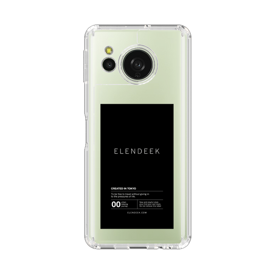 Slim Protection Case［ ELENDEEK - Logo Sticker - Black ］
