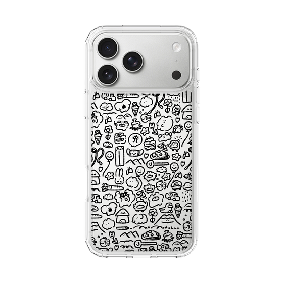 Slim Protection Case［ Mokmokchan - All-over Pattern ］