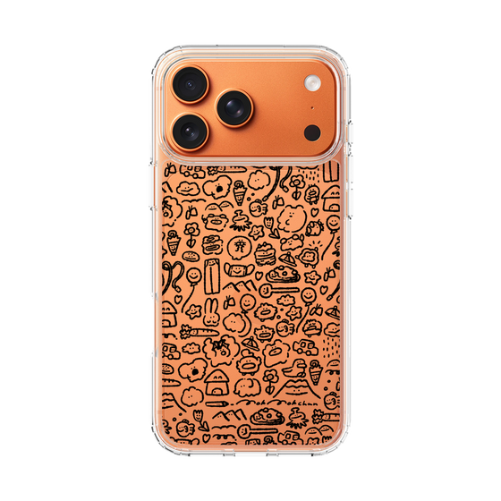 Slim Protection Case［ Mokmokchan - All-over Pattern ］