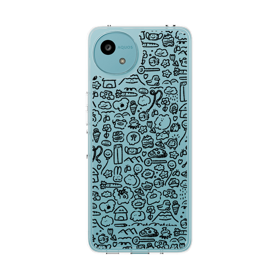Slim Protection Case［ Mokmokchan - All-over Pattern ］