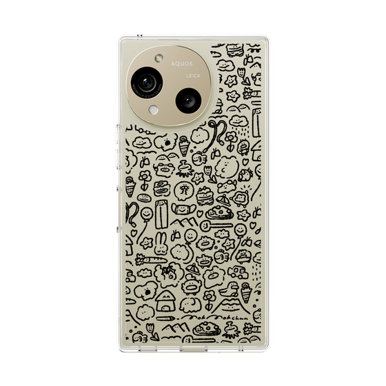 Slim Protection Case［ Mokmokchan - All-over Pattern ］