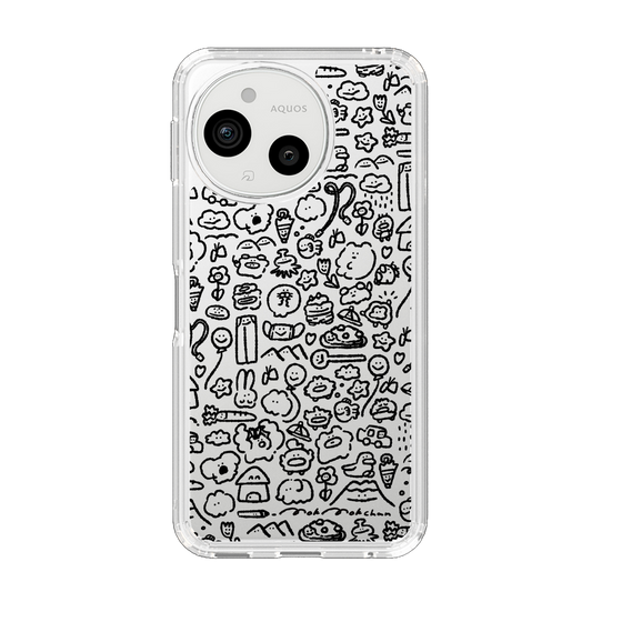 Slim Protection Case［ Mokmokchan - All-over Pattern ］