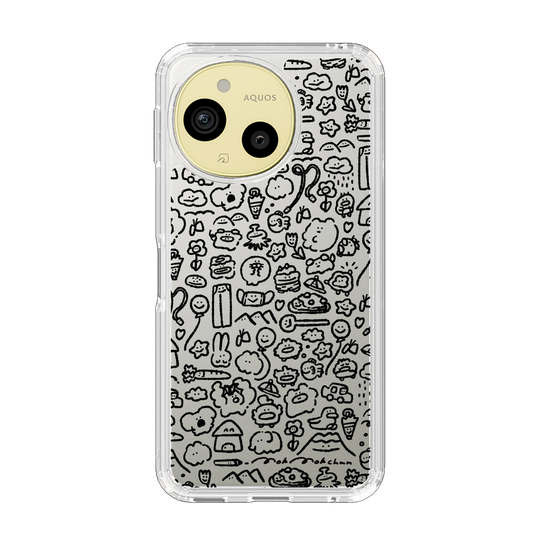 Slim Protection Case［ Mokmokchan - All-over Pattern ］