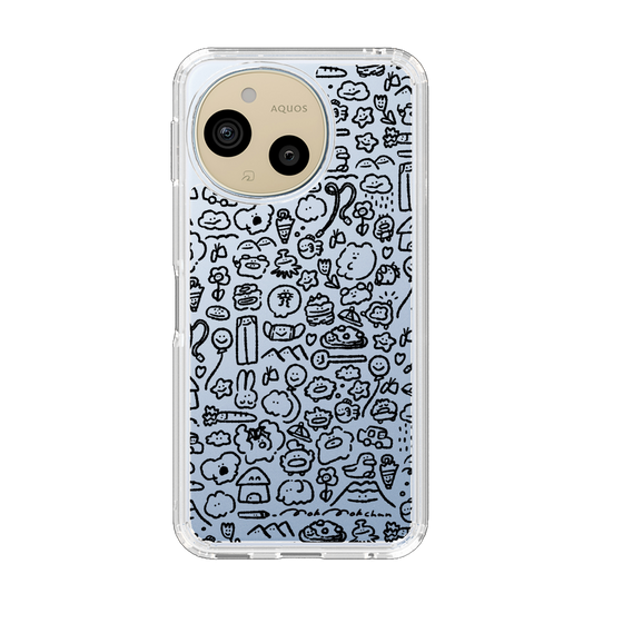 Slim Protection Case［ Mokmokchan - All-over Pattern ］