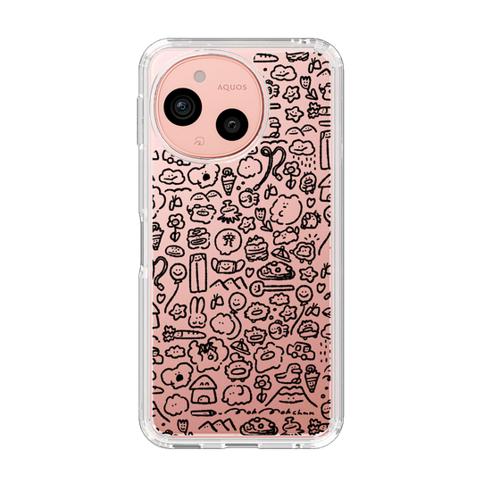 Slim Protection Case［ Mokmokchan - All-over Pattern ］