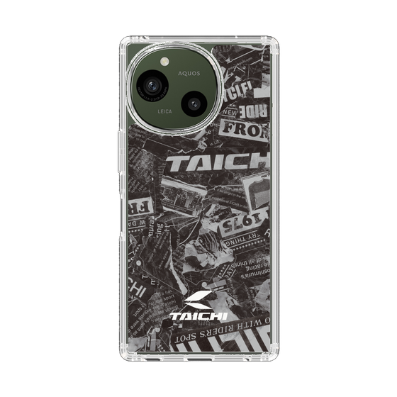 Slim Protection Case［ TAICHI - NEWS BLACK ］