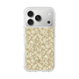 Slim Protection Case［ Ungrid - FlowerPrint - Beige ］