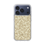Slim Protection Case［ Ungrid - FlowerPrint - Beige ］