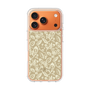 Slim Protection Case［ Ungrid - FlowerPrint - Beige ］