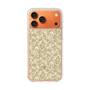 Slim Protection Case［ Ungrid - FlowerPrint - Beige ］