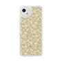 Slim Protection Case［ Ungrid - FlowerPrint - Beige ］