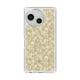 Slim Protection Case［ Ungrid - FlowerPrint - Beige ］