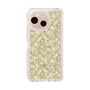 Slim Protection Case［ Ungrid - FlowerPrint - Beige ］