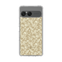 Slim Protection Case［ Ungrid - FlowerPrint - Beige ］