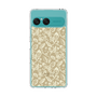 Slim Protection Case［ Ungrid - FlowerPrint - Beige ］