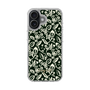 Slim Protection Case［ Ungrid - FlowerPrint - Black ］