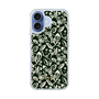Slim Protection Case［ Ungrid - FlowerPrint - Black ］