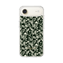 Slim Protection Case［ Ungrid - FlowerPrint - Black ］