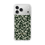 Slim Protection Case［ Ungrid - FlowerPrint - Black ］