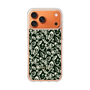 Slim Protection Case［ Ungrid - FlowerPrint - Black ］