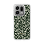 Slim Protection Case［ Ungrid - FlowerPrint - Black ］