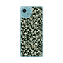 Slim Protection Case［ Ungrid - FlowerPrint - Black ］