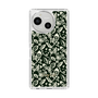 Slim Protection Case［ Ungrid - FlowerPrint - Black ］