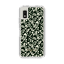 Slim Protection Case［ Ungrid - FlowerPrint - Black ］
