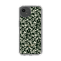 Slim Protection Case［ Ungrid - FlowerPrint - Black ］