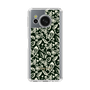 Slim Protection Case［ Ungrid - FlowerPrint - Black ］