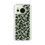 Slim Protection Case［ Ungrid - FlowerPrint - Black ］