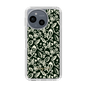 Slim Protection Case［ Ungrid - FlowerPrint - Black ］
