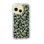 Slim Protection Case［ Ungrid - FlowerPrint - Black ］