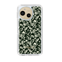 Slim Protection Case［ Ungrid - FlowerPrint - Black ］