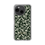 Slim Protection Case［ Ungrid - FlowerPrint - Black ］