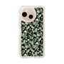 Slim Protection Case［ Ungrid - FlowerPrint - Black ］