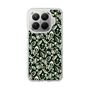 Slim Protection Case［ Ungrid - FlowerPrint - Black ］