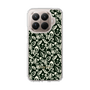 Slim Protection Case［ Ungrid - FlowerPrint - Black ］