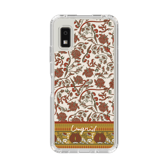 Slim Protection Case［ Ungrid - VintageFlower - Red ］