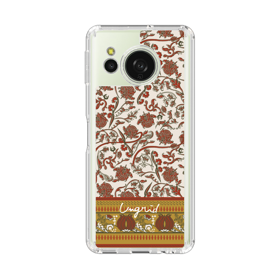 Slim Protection Case［ Ungrid - VintageFlower - Red ］