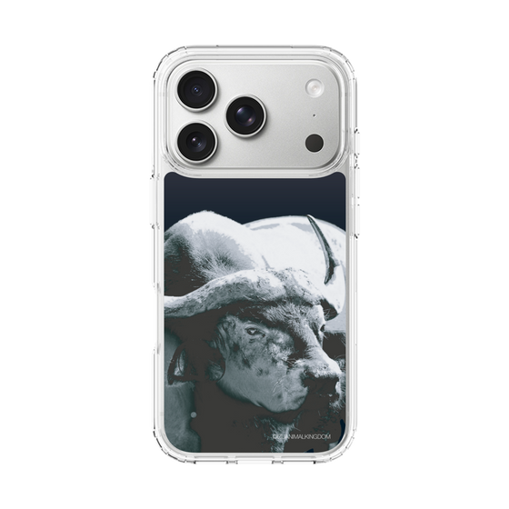 Slim Protection Case［ The Izu Animal Kingdom - Buffalo Monochrome ］